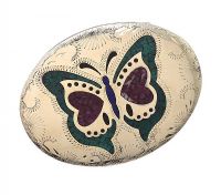 STERLING SILVER BUTTERFLY BELT BUCKLE at Ross's Online Art Auctions