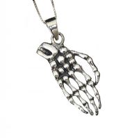 STERLING SILVER SKELETON NECKLACE at Ross's Online Art Auctions