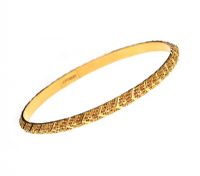 21CT GOLD BANGLE at Ross's Online Art Auctions