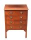 EDWARDIAN MAHOGANY FOUR DRAWER CHEST at Ross's Online Art Auctions