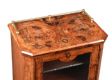 VICTORIAN INLAID WALNUT MUSIC CABINET at Ross's Online Art Auctions