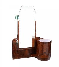 ART DECO WALNUT DRESSING TABLE at Ross's Online Art Auctions