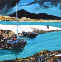 THE STREAMING TIDE, ACHILL by J.P. Rooney at Ross's Online Art Auctions