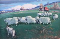 WINTER FEED by Cecil Maguire RUA at Ross's Online Art Auctions
