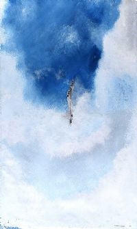 THROUGH THE CLOUDS by Jeff Adams at Ross's Online Art Auctions