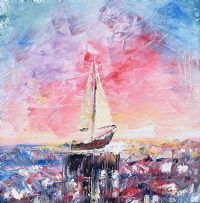 A GOOD DAY FOR SAILING by Hayley Huckson at Ross's Online Art Auctions