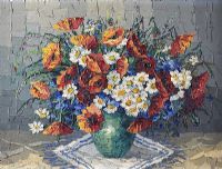 STILL LIFE, VASE OF FLOWERS by Hungarian School at Ross's Online Art Auctions