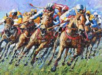 THE FINAL TURN by Leo Casement at Ross's Online Art Auctions