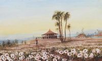 LANDSCAPE CEYLON by Andrew Nicholl RHA at Ross's Online Art Auctions
