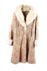 ASTRAKHAN AND FOX FUR COAT at Ross's Online Art Auctions