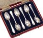 STERLING SILVER BOXED COFFEE SPOONS at Ross's Online Art Auctions