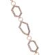 ARGENTO ROSE GOLD TONE CUBIC ZIRCONIA NECKLACE at Ross's Online Art Auctions