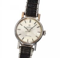OMEGA STAINLESS STEEL WRIST WATCH at Ross's Online Art Auctions
