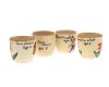 CLARICE CLIFF HAND PAINTED HONEY GLAZE EGG CUP HOLDER & EGG CUPS at Ross's Online Art Auctions