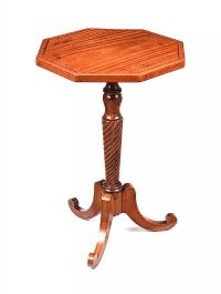 REGENCY SATINWOOD LAMP TABLE at Ross's Online Art Auctions
