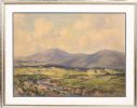COTTAGES , DONEGAL by Frank McKelvey RHA RUA at Ross's Online Art Auctions