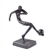 THE FOOTBALLER by Irish School at Ross's Online Art Auctions