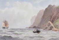 THE GOBBINS, ENTRANCE TO BELFAST LOUGH by Joseph William Carey RUA at Ross's Online Art Auctions