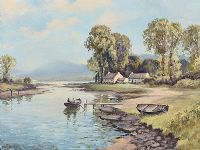 INLET MULROY BAY, DONEGAL by William Henry Burns at Ross's Online Art Auctions