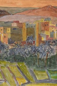 TINGHIR, MOROCCO by Abdelaziz Lkhattaf at Ross's Online Art Auctions