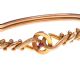 9CT GOLD RUBY BANGLE at Ross's Online Art Auctions