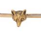 GOLD-TONE FOX BROOCH at Ross's Online Art Auctions