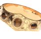 ROLLED GOLD TIGER'S EYE BANGLE at Ross's Online Art Auctions