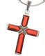 STERLING SILVER CROSS NECKLACE at Ross's Online Art Auctions