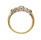 18CT GOLD FIVE STONE CZ RING at Ross's Online Art Auctions
