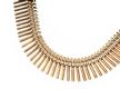 9CT GOLD FAN LINK NECKLACE at Ross's Online Art Auctions
