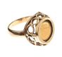 9CT GOLD MOUNTED COIN RING at Ross's Online Art Auctions