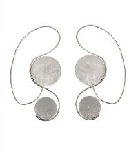 STEENSONS STERLING SILVER EARRINGS
 at Ross's Online Art Auctions