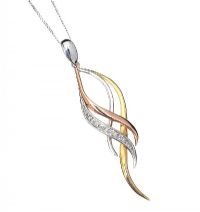 9CT GOLD DIAMOND NECKLACE
 at Ross's Online Art Auctions