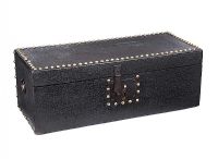 VICTORIAN STUDDED BOX at Ross's Online Art Auctions