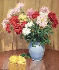 STILL LIFE, VASE OF FLOWERS by Maurice Canning Wilks ARHA RUA at Ross's Online Art Auctions