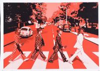 BEATLES, ABBEY ROAD, RED LOUIS VUITTON by Death NYC at Ross's Online Art Auctions
