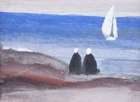 WATCHING THE SAILBOAT by Markey Robinson at Ross's Online Art Auctions
