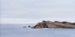 DEREK HILLS ROCK, TORY ISLAND by Harry Erne at Ross's Online Art Auctions