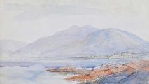 DUNDRUM BAY & THE MOURNE MOUNTAINS by Joseph William Carey RUA at Ross's Online Art Auctions