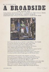 A BROADSIDE by Jack Butler Yeats RHA at Ross's Online Art Auctions