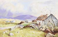 COTTAGE, DONEGAL by Stephen Brown at Ross's Online Art Auctions