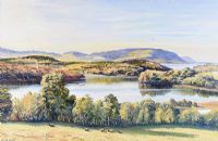 LOUGH ERNE, NEAR KESH, COUNTY FERMANAGH by Allan Ardies at Ross's Online Art Auctions