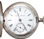 LARGE ENGRAVED SILVER POCKET WATCH at Ross's Online Art Auctions