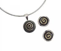 SUITE OF STERLING SILVER JEWELLERY OF 'CELTIC' THEME at Ross's Online Art Auctions