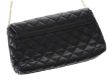 LOVE MOSCHINO' BLACK QUILTED LEATHER HANDBAG at Ross's Online Art Auctions