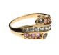 9CT GOLD GREEN, BLUE AND PINK SAPPHIRES at Ross's Online Art Auctions