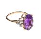 THREE AMETHYST RINGS at Ross's Online Art Auctions