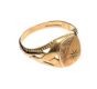 TWO 9CT GOLD DIAMOND-SET SIGNET RINGS at Ross's Online Art Auctions