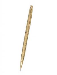 GOLD-PLATED PROPELLING PENCIL at Ross's Online Art Auctions