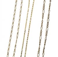 TWO 9CT AND ONE 14CT GOLD CHAINS at Ross's Online Art Auctions